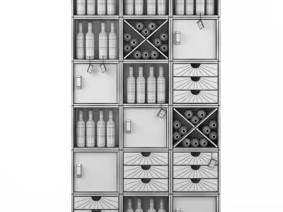 AMIEN and DELLACH Shelving 3D model