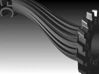 Geared GrabCad Award II Free 3D model