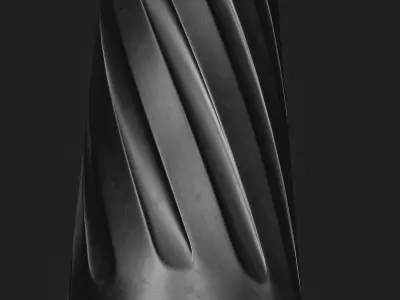 Gun Silencer Low-poly 3D model