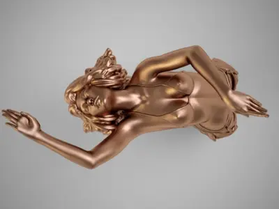 Dancer Backbend 3D print model