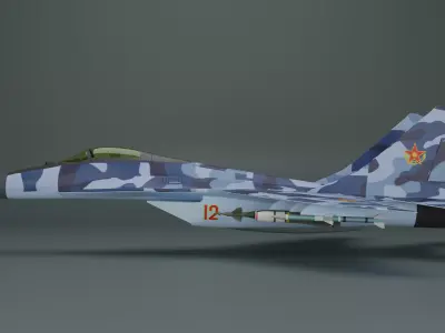 Mikoyan MiG-29 3D model shop