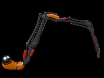 Robot Leg 3D model order