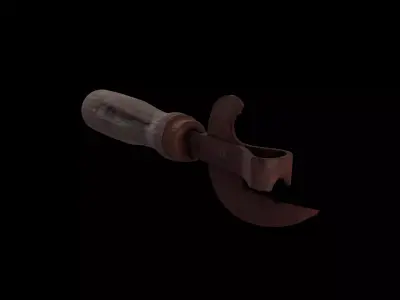 Can opener Free low-poly 3D model