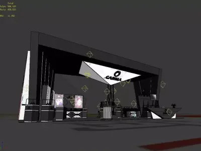 Exhibition - Area - 8X15-3DMAX2009-035 3D model