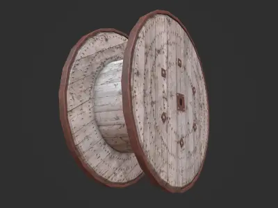 Cable Spool Low-poly 3D model purchase