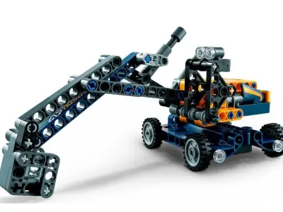 PixelBricks3D - LEGO Dump Truck  3D print model