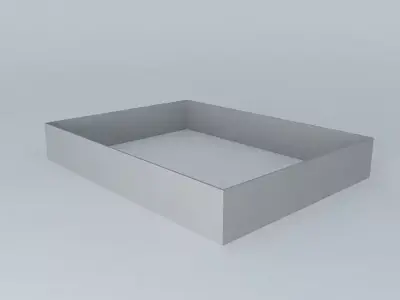 Architectural detail rectangular box Free 3D model