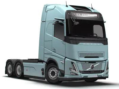 Volvo FH Aero Electric 6x2 Tractor 2026 3D model