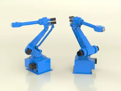 Robotic arm model Including 3D and 2D drawings 3D model