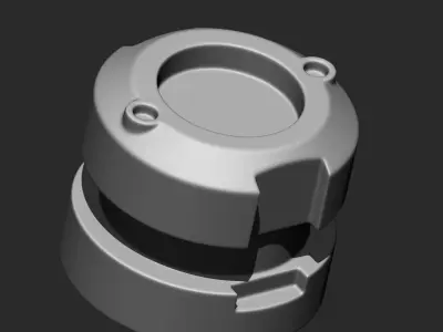 Machine Parts IMM OBJ STL Brush Pack 17 in One 3D model