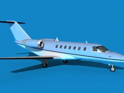 Cessna C528 Citation CJ3 V07 3D model