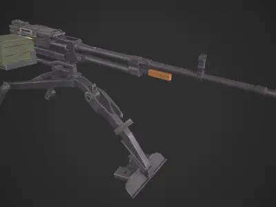 KORD Machine Gun 3D model
