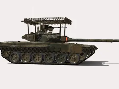 t 90 a  Low-poly 3D model
