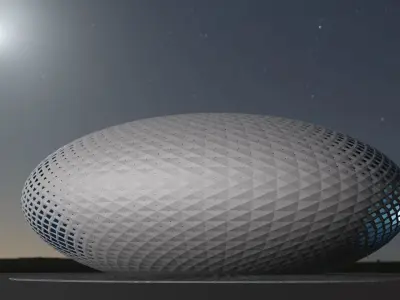 Building in concept 3D model