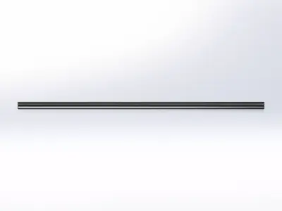 Trilho Guia Linear SSR15XWY44010 THK Linear Guide Rail 3D model