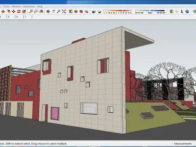 Sketchup Kindergarten A4 3D model