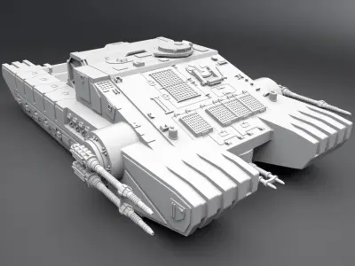 TX225 GAVw Tank scale model 3D print model