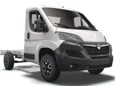 Vauxhall Movano Chassis Truck Single Cab 3000WB 2022 3D model