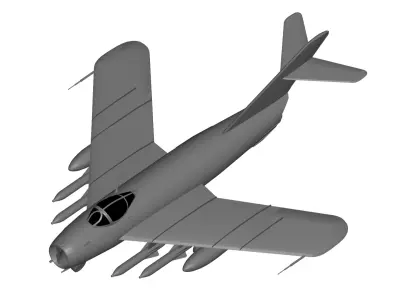Mikoyan Gurevich MiG-17 3D model