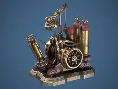 Charger Low-poly 3D model