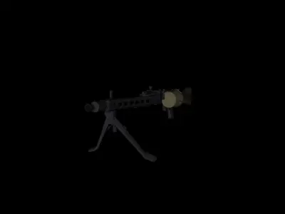 MG42 with firing song  3D model