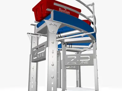 Conveyor - Zipline RZCDC 3D model
