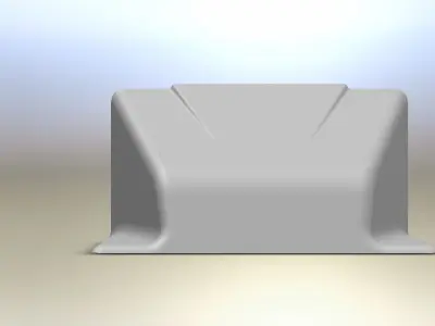 Spoiler for Truck 3D model