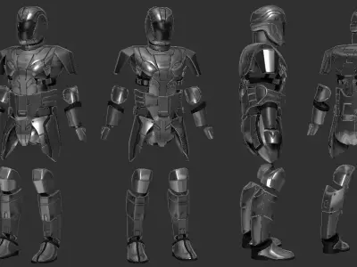 Sith Trooper - KOTOR One12 Scale Armor STL Files 3D print model