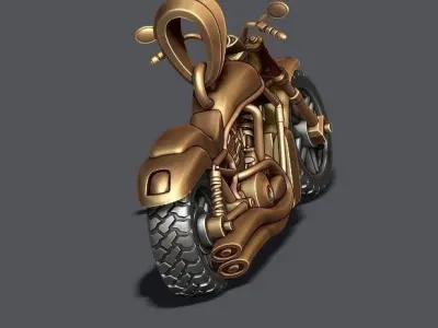 Motorcycle pendant 3d 3D print model buy