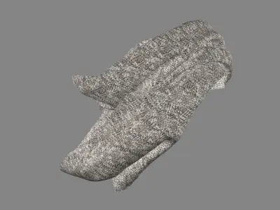 Dress collars scarves and necklaces decorated 3d models 3D model 2