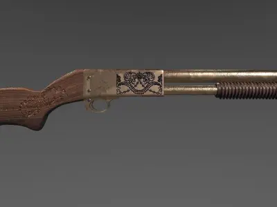 Ithaca ShotGun 3D model