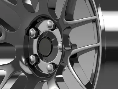 Chevrolet Camaro 2012 Hennesey rim 3D model