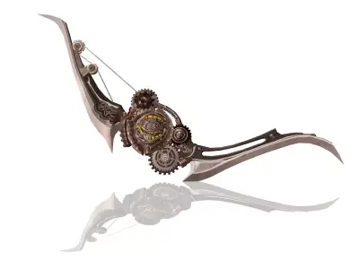 Steampunk Bow 3D model