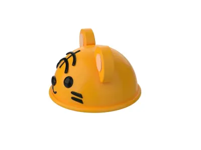 Tiger Hat Cute Low-poly 3D model