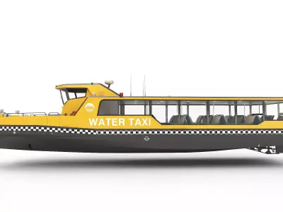 Passenger ferry 3D model