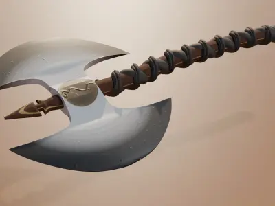 Game Axe Free low-poly 3D model