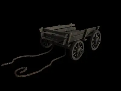 Old Barrow Low-poly 3D model