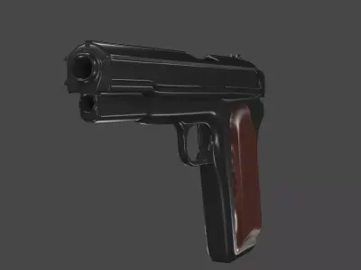 Pistol-1 pistol Free low-poly 3D model