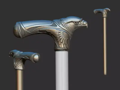 The eagle handle 3D print model