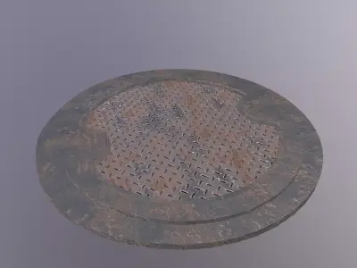 manholecover2 manhole cover 3D model