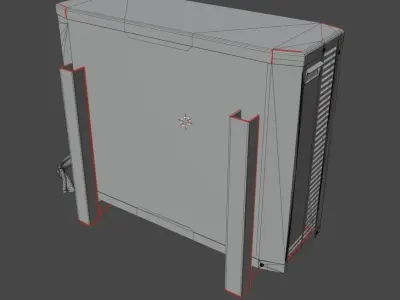 Air Conditioner Free low-poly 3D model purchase