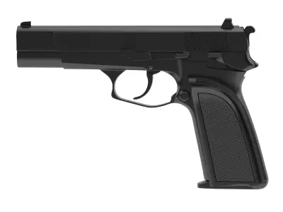 FN HP-DA Pistol 3D model