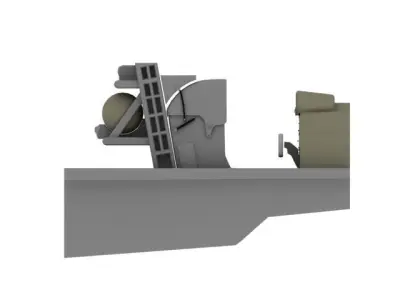 Cockpit 3D model