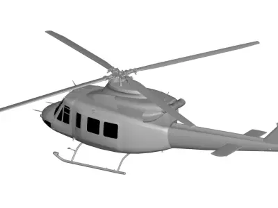 Bell 412 3D model purchase