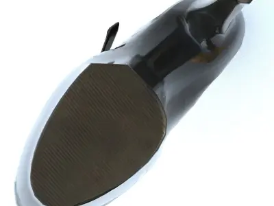 High Heel Low Poly Low-poly 3D model
