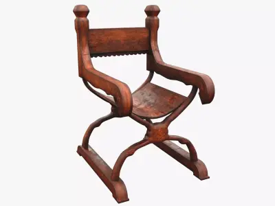 Medieval Rustic  Low-poly 3D model