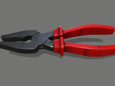 nippers pliers Low-poly 3D model buy