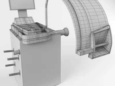 Tire changer TECO 68 3D model