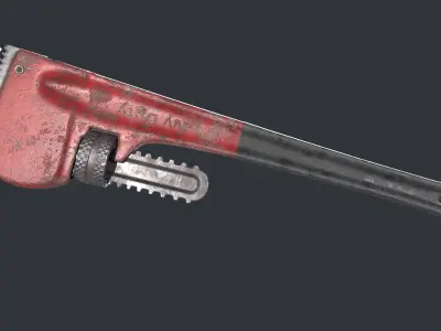 Wrench Low-poly 3D model get