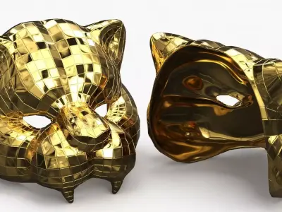 VIP Tiger Mask 3D model